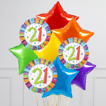 21st Birthday Balloon - 18 inches