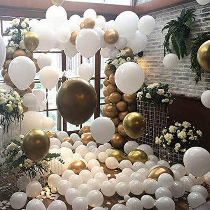 18" Golden Chrome Balloon-Pack of 10