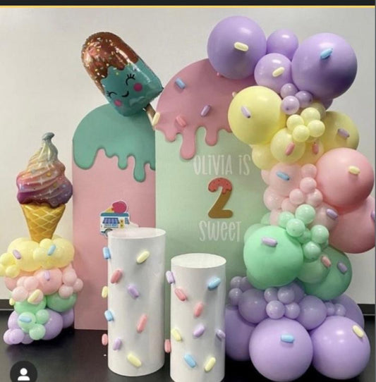 Ice- cream Theme Birthday Set Up