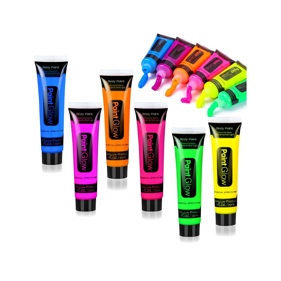 Neon Face & Body Paint Glow in the Dark