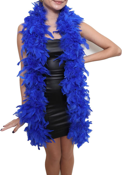 Feather Boa Blue