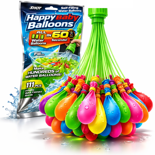 Holi Water Balloons - Self Sealing - 111PC