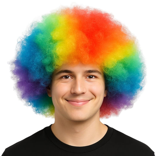 Multicolor Dense Afro Wigs - Extra Heavy - 1PC