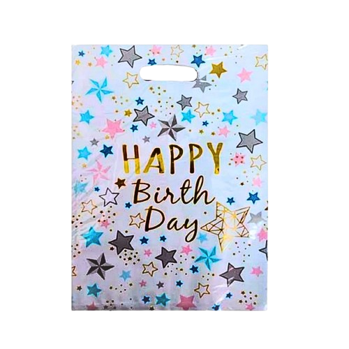 Happy Birthday Stary Affairs Aluminium Film White