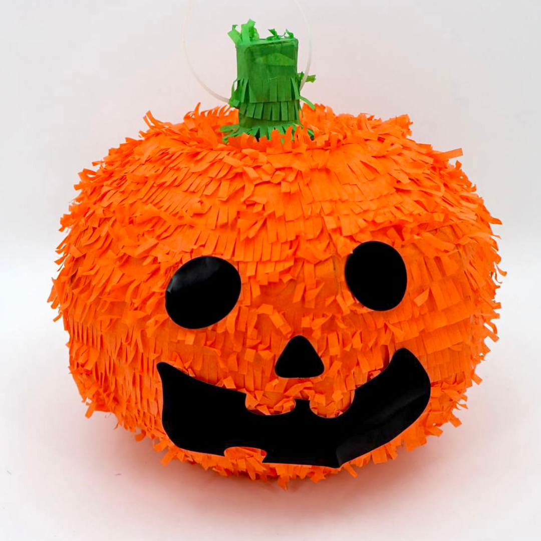 Pumpkin Shape 3D Pinata for Halloween/ Theme Party - 1PC