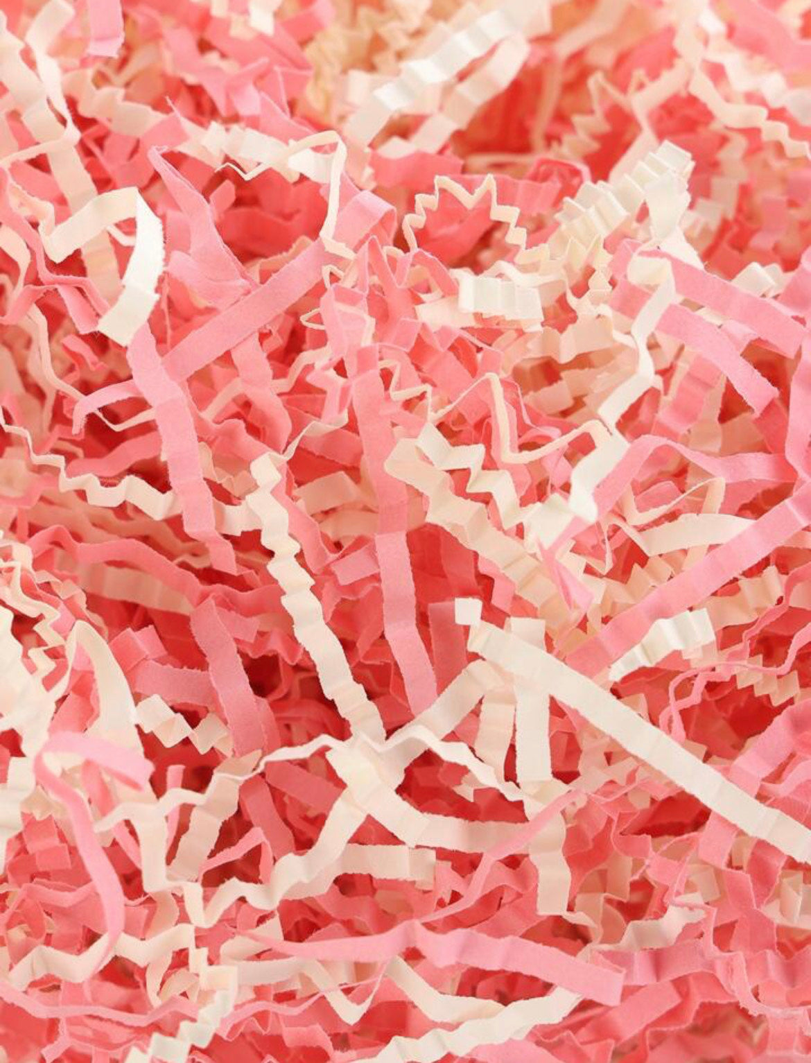 Paper Shreds L.Pink &amp; White- 30 Grams