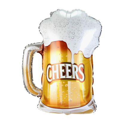 Cheers Beer Mug Shaped Balloon 36"