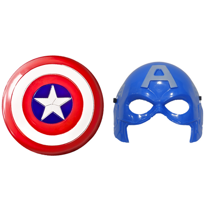Captain America Shield & Mask Set for Kids