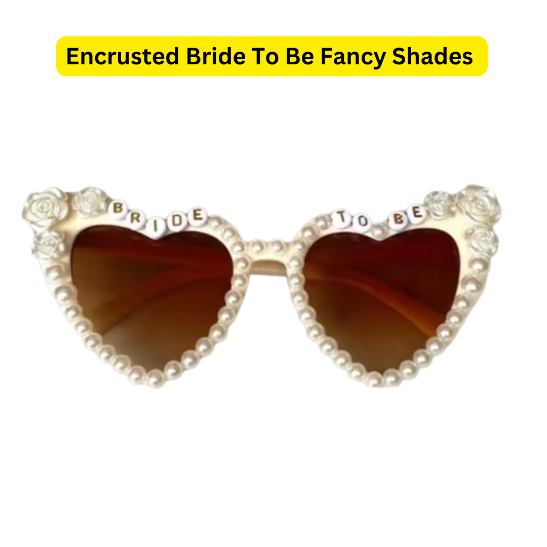 Encrusted Bride To Be Fancy Shades - 1PC