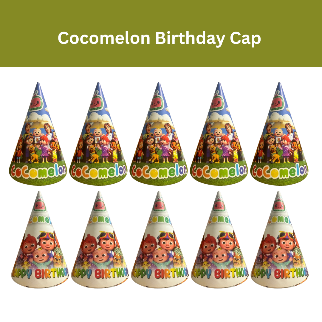 Cocomelon Birthday Cap