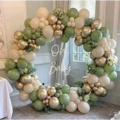 Olive Green Color Balloons 10" - 20 PC