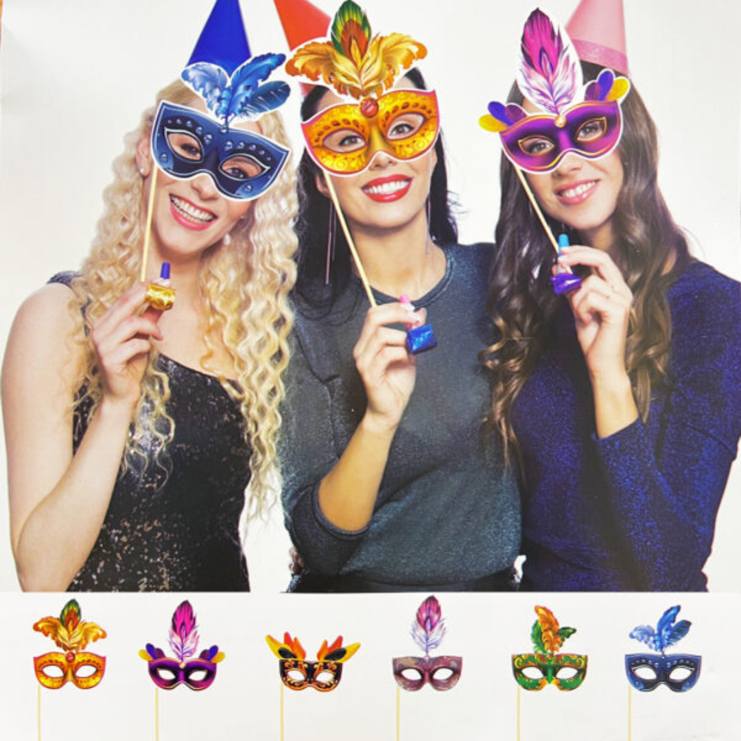 Masquerade Mask Photo Props Set-6