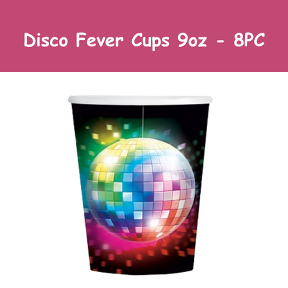 Disco Fever Cups 9oz - 8CT