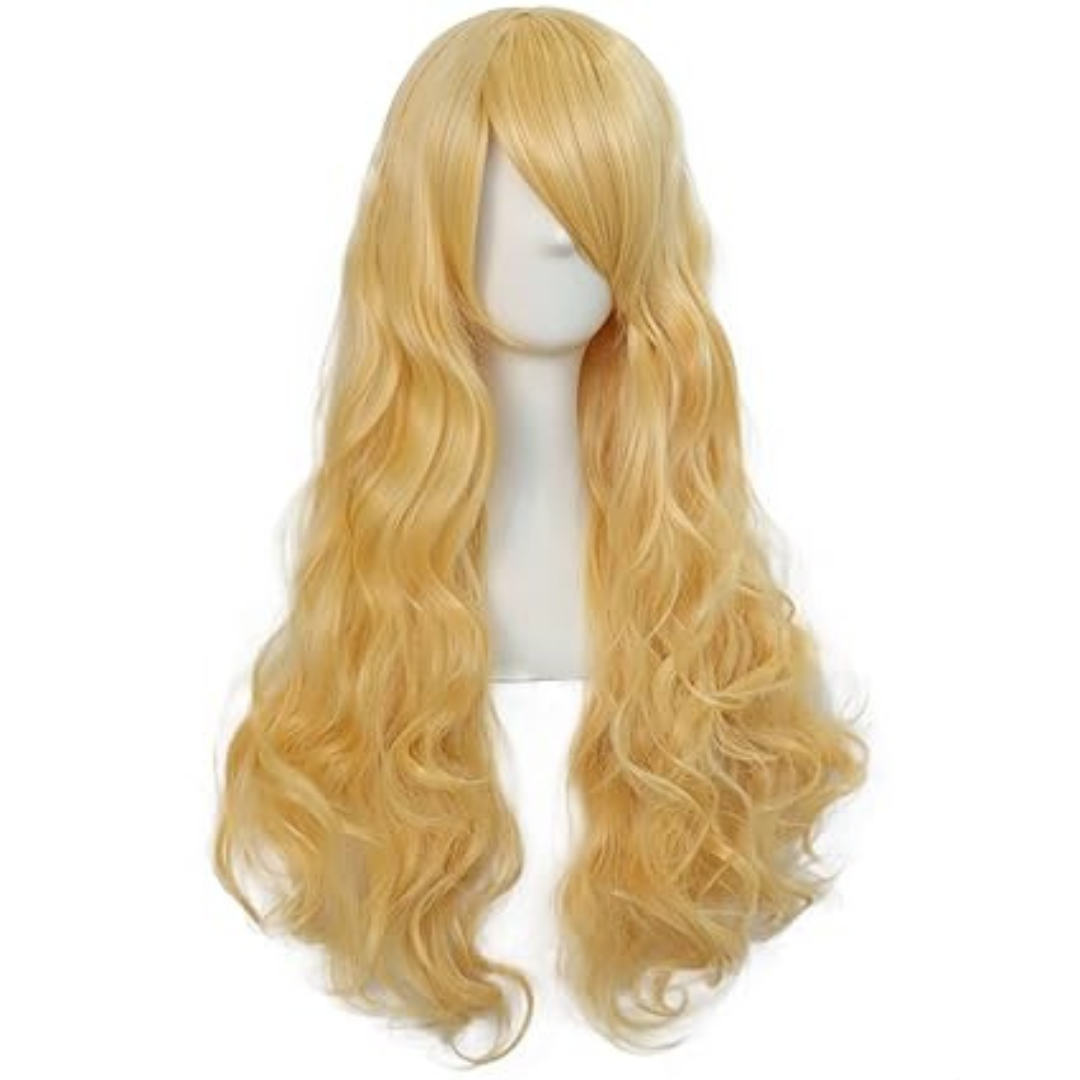 Curly Wigs Long Gold