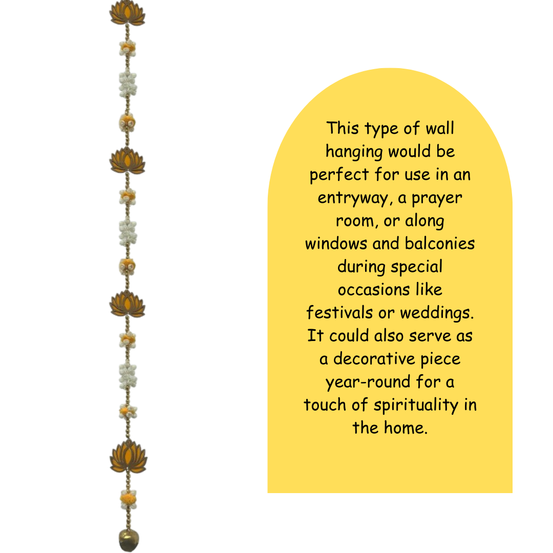 Beautiful Yellow Hanging Door for Diwali D?cor- Pack of 2