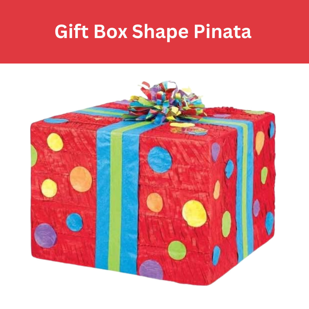 Gift Box Shape Pinata