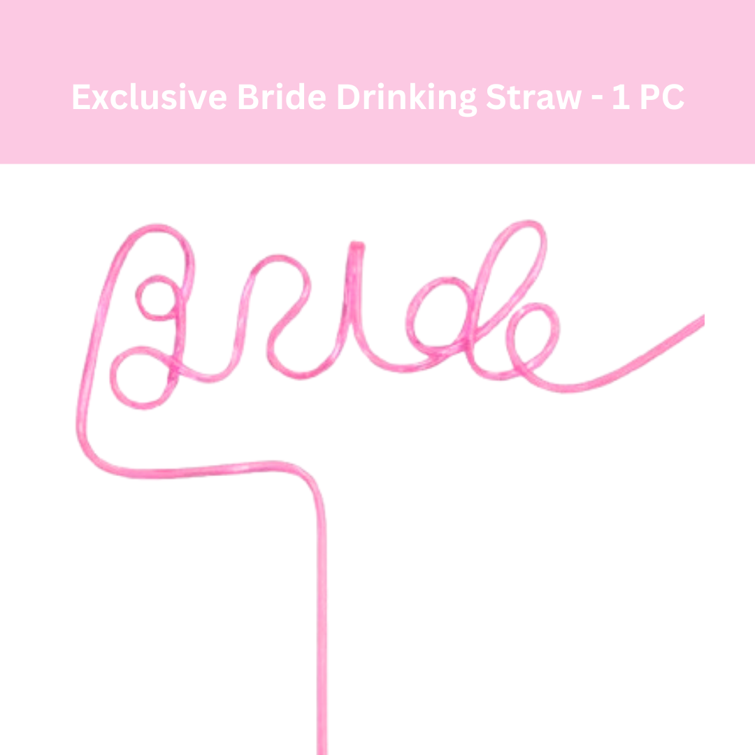 Exclusive Bride Drinking Straw-1PC