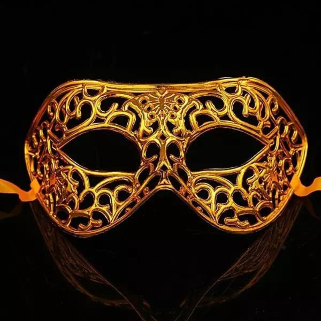 Masquerade Men Mask Golden