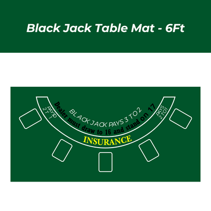 Black Jack Felt Game