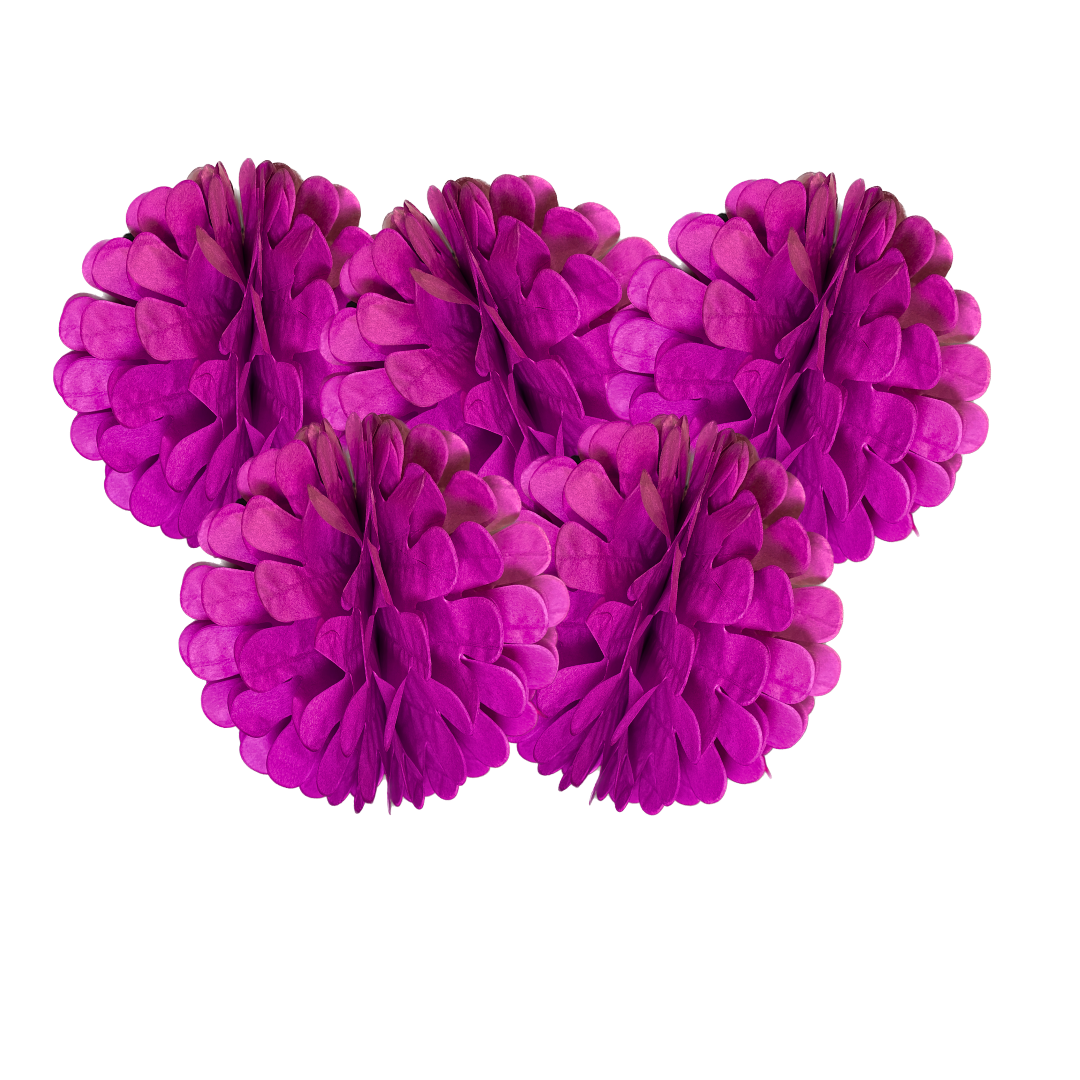 Fluffy Decoration Purple - 1 PC