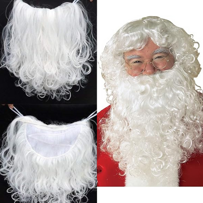 Santa Claus White Fluffy Beard