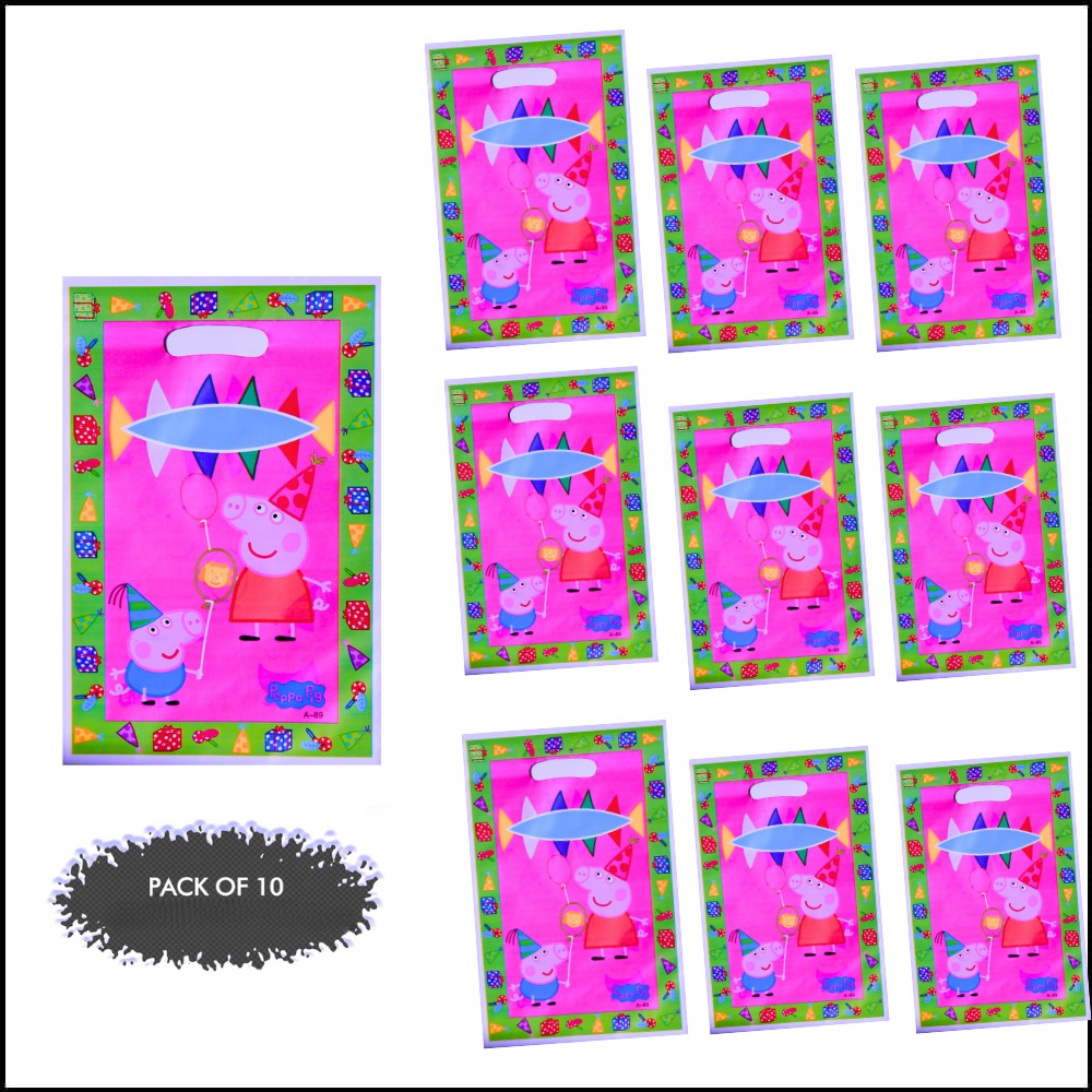 Peppa Pig party favor Loot bags