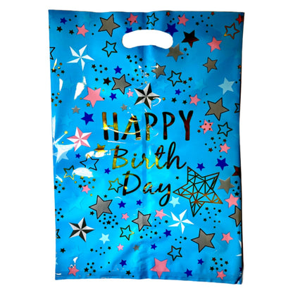 Happy Birthday Stary Affairs Aluminium Film Blue L