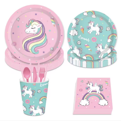 Unicorn Theme Paper Napkins - 20PC