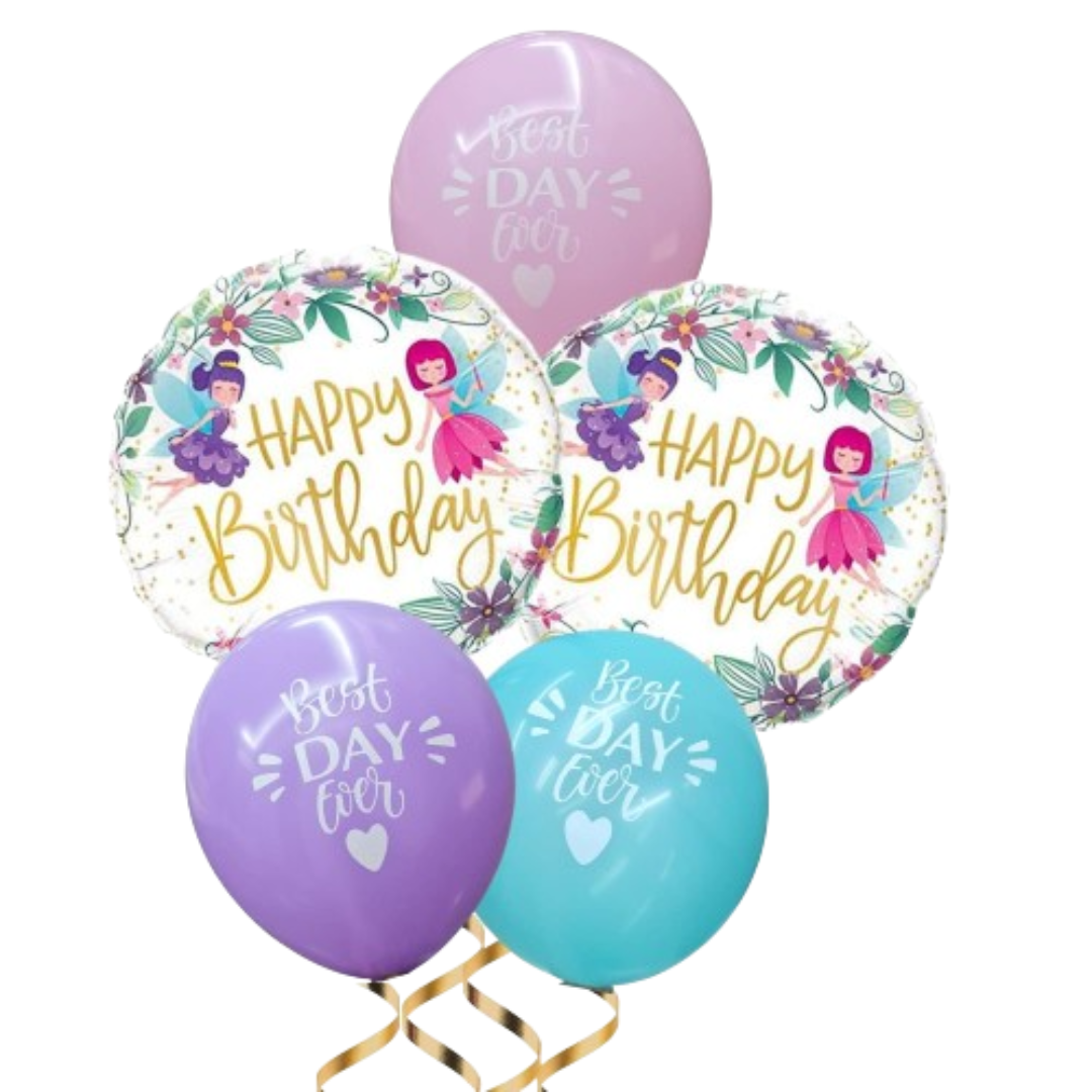 Best Day Ever Happy Birthday Balloon - 5PC