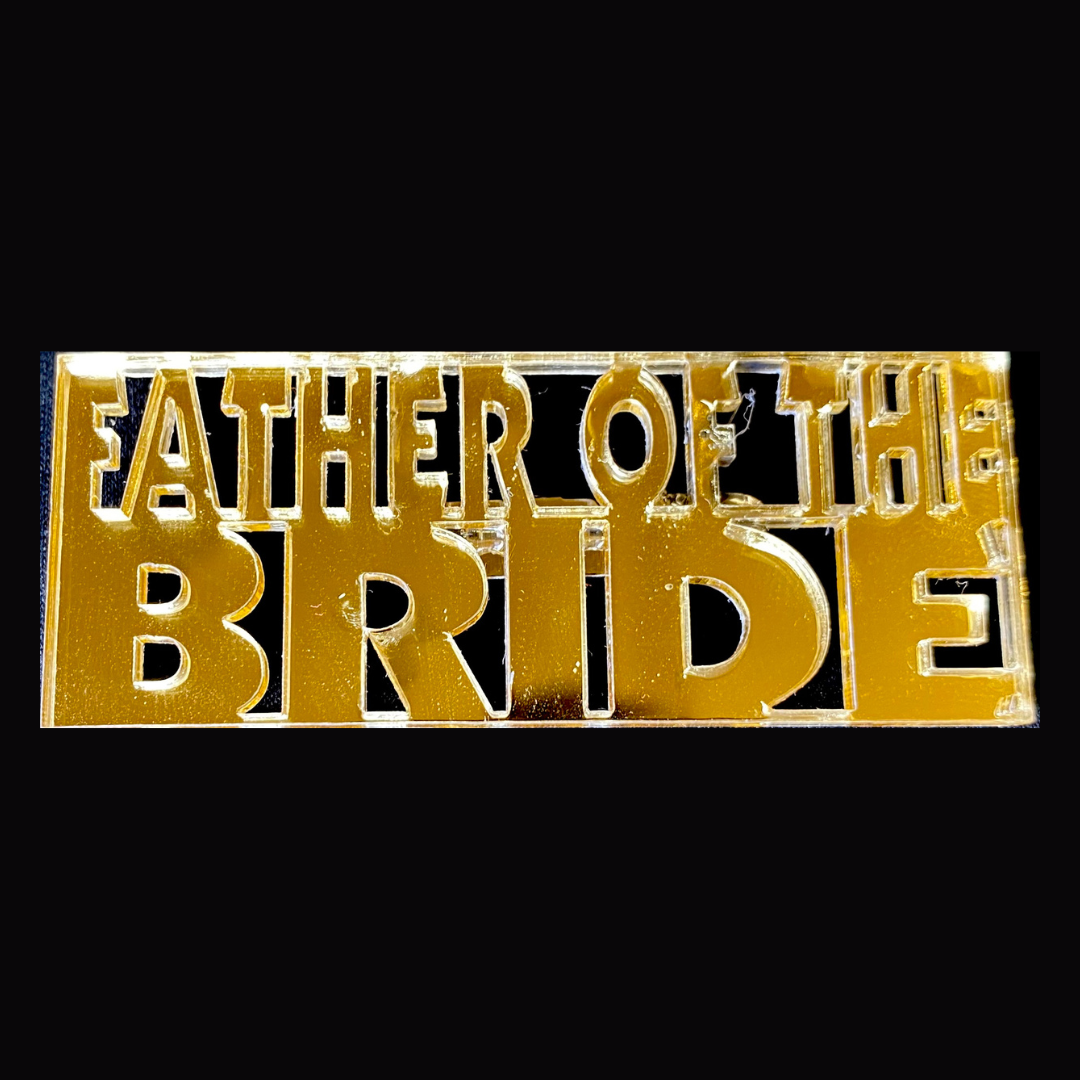 Father of The Bride Broche Pin