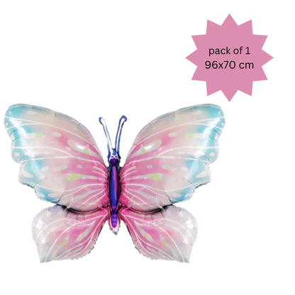 Colorful Butterfly Shaped Balloon 36"