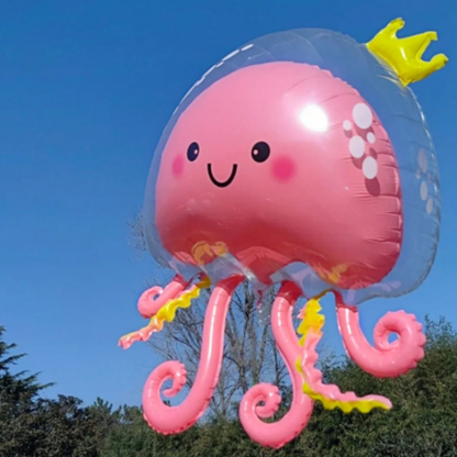 JellyFish Shaped Balloon Pink 36"