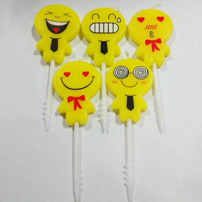 Smiley Candle - 5PC