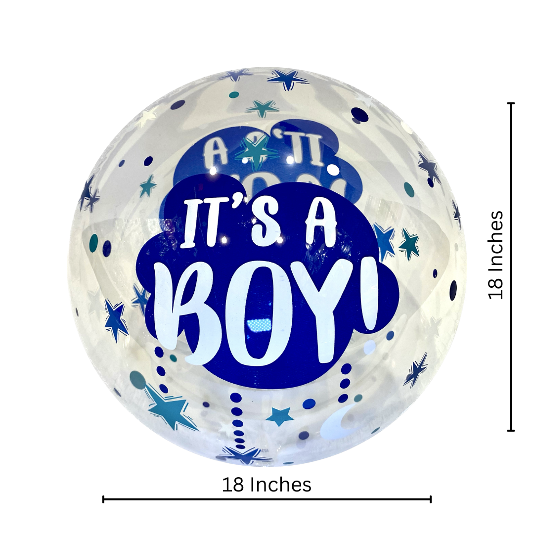 BOBO Print Balloon It's A Boy 18"