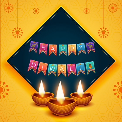 Happy Diwali Traditional Banner