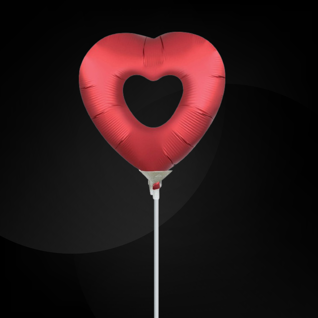 Mini Sangria Open Heart Balloon 9