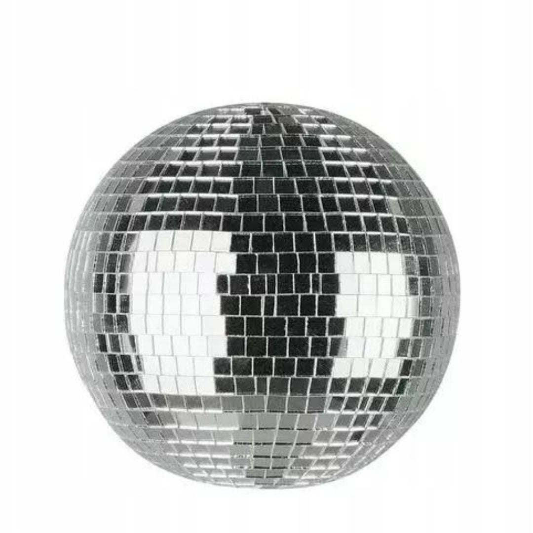 16" Mirror Disco Ball Silver