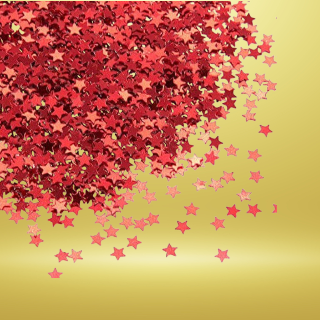 Red Star Confetti