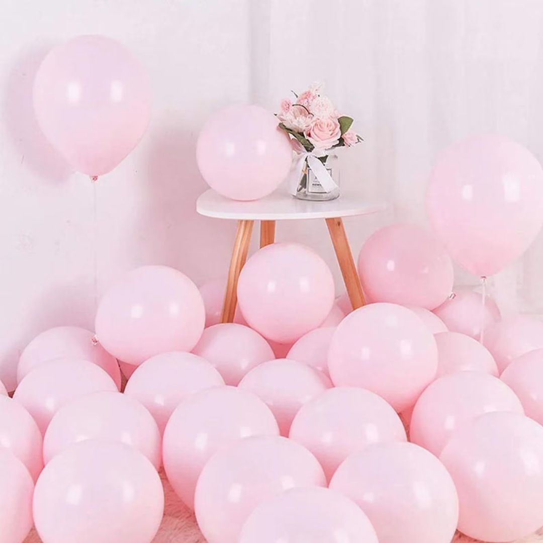 10" Macaron Light Pink Balloon-20PC