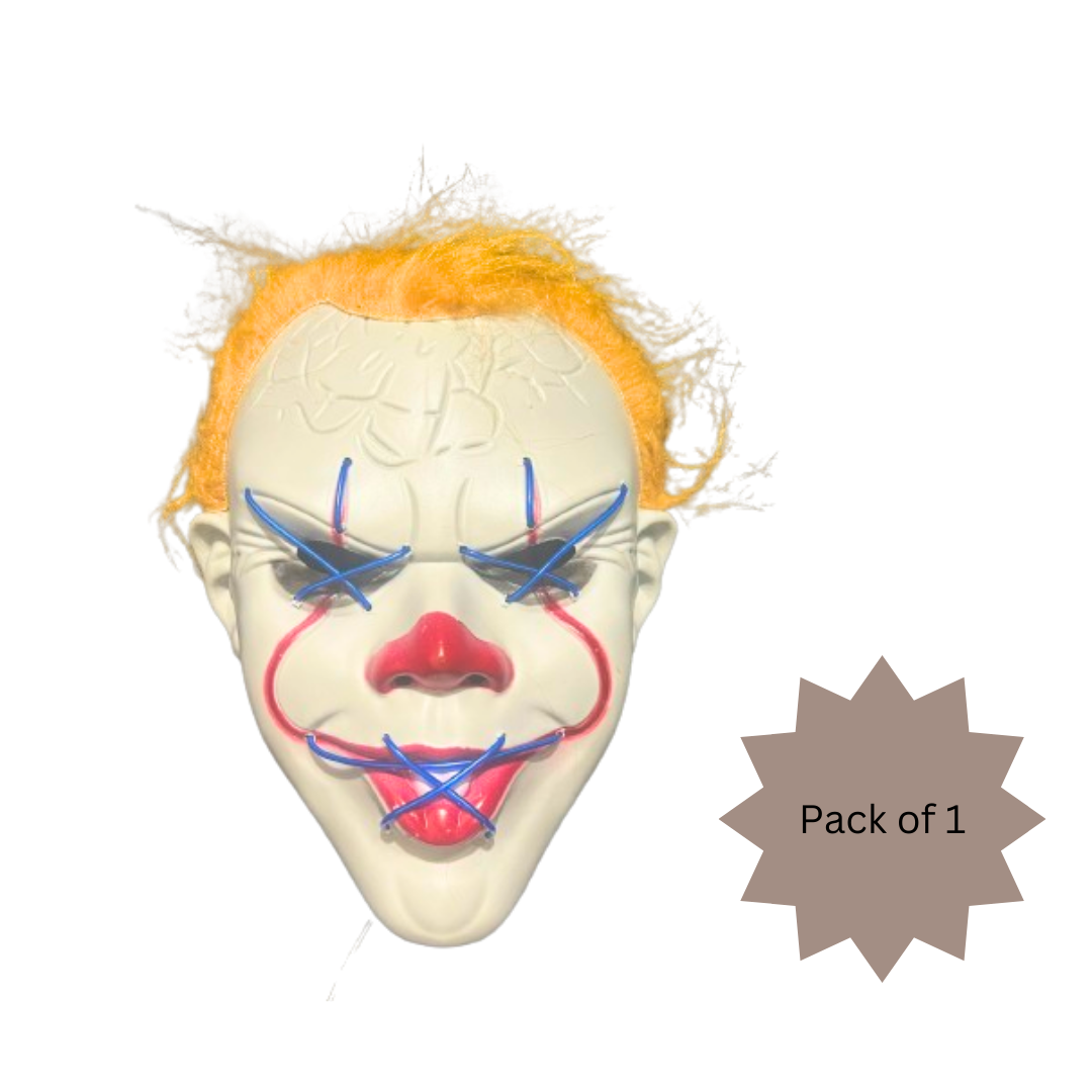 Light Up Joker Mask - 1PC