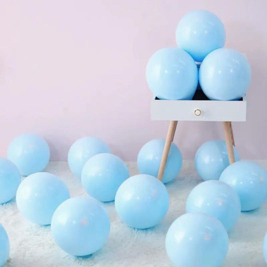 10" Macaron Blue Balloon -20PC