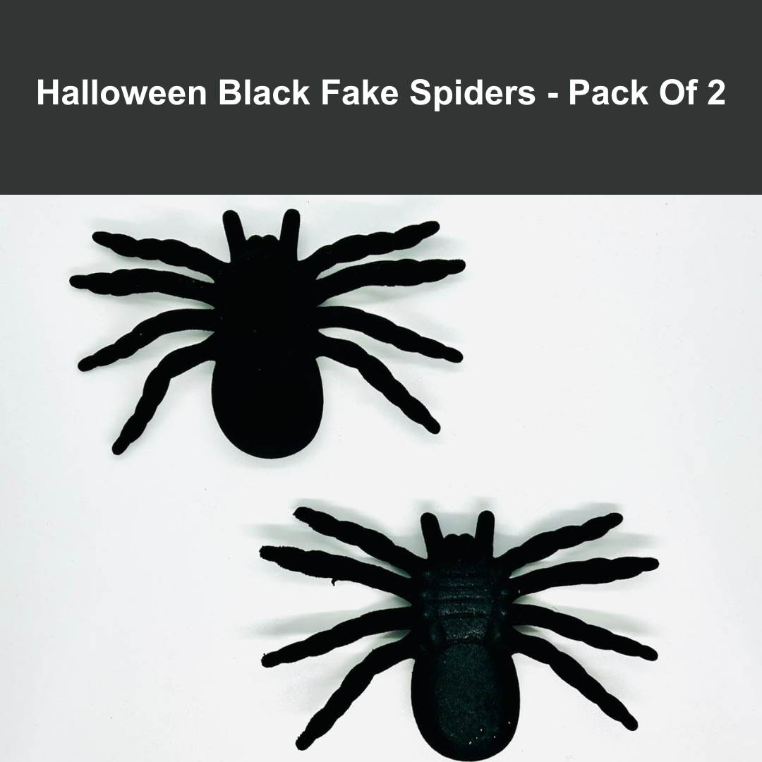 Black Fake Spiders