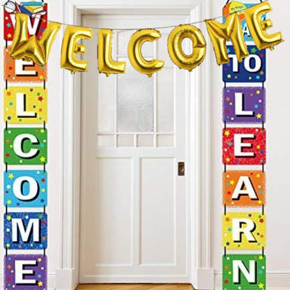 WELCOME Balloon Banner