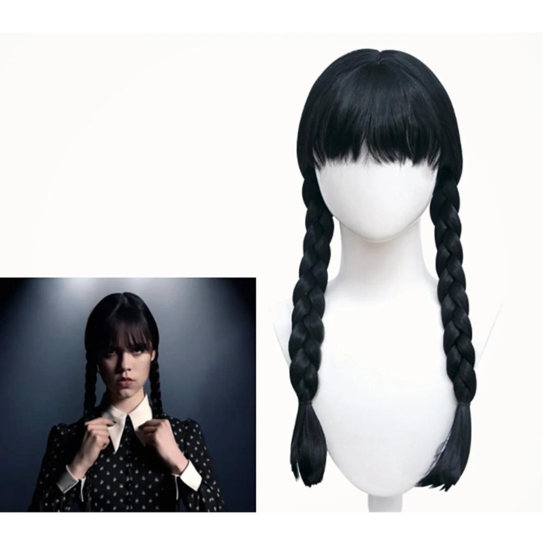 Wednesday Adams Family Jenna Ortega Wigs