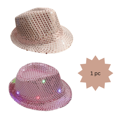 Sequin L/Up Hat Pink