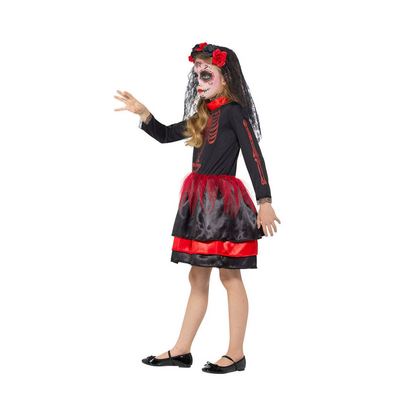 Day of the Dead Senorita Costume Size M