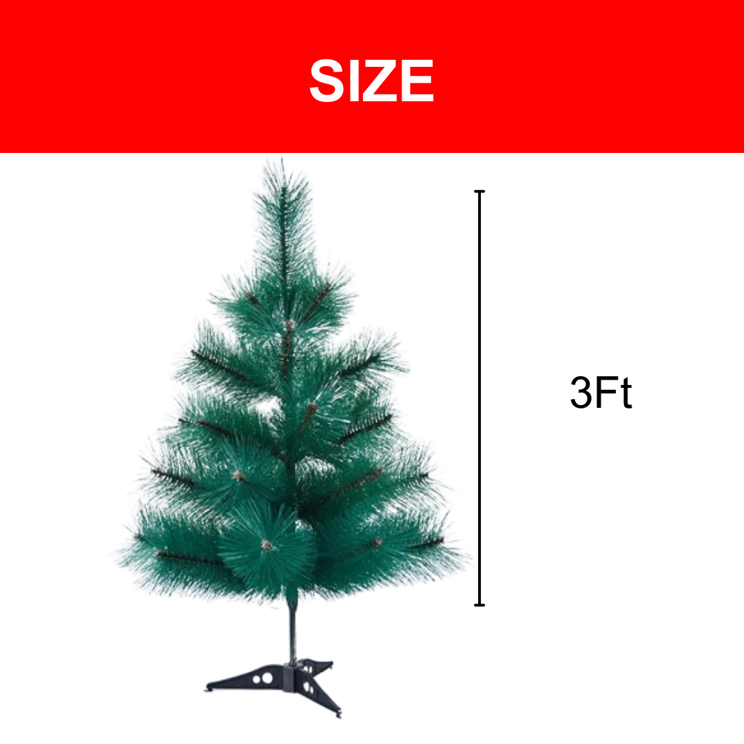 Pine Christmas Tree Green - 3FT w/38 Tips