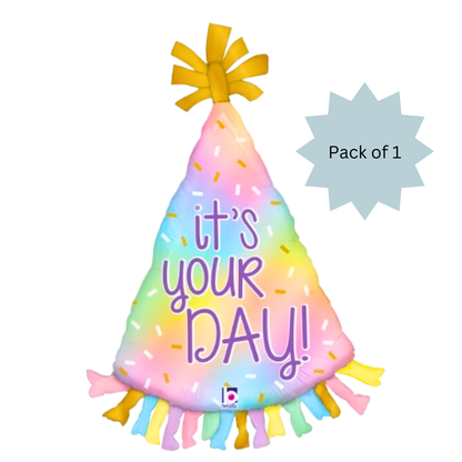 Colorful Hat Shaped Balloon 32"