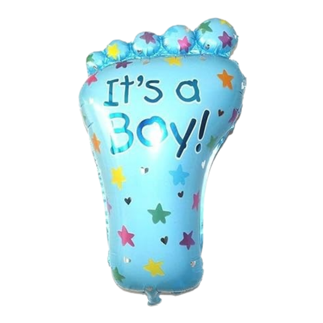 It's a Boy Large Feet Shaped Balloon 26"