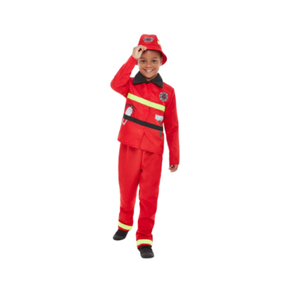 Kids Fire Man Costume Size L